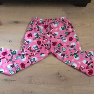 Children’s place size 7/8 warm snowman pj pants!